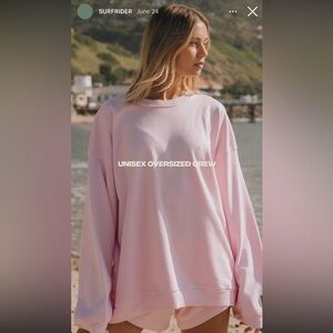 Daily Drills oversized crewneck/color Cupid/size Xs/s